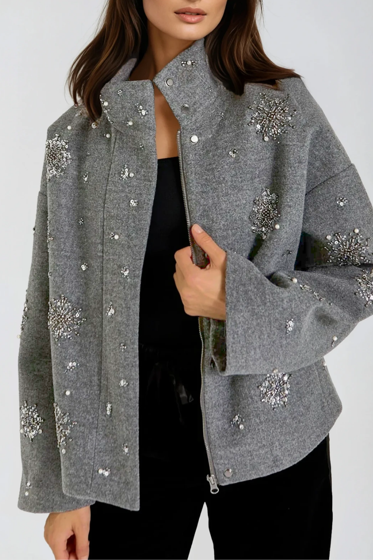 Donka Embroidered Flower Jacket