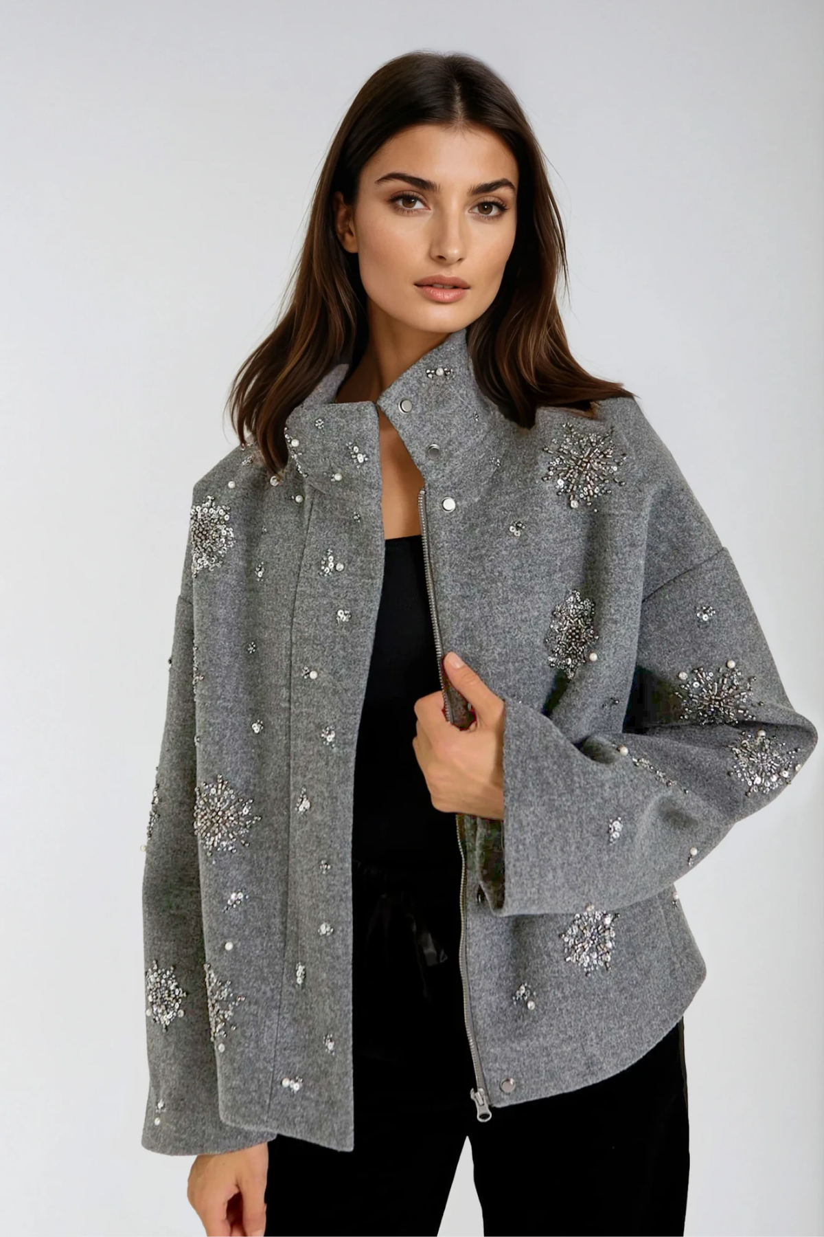 Donka Embroidered Flower Jacket
