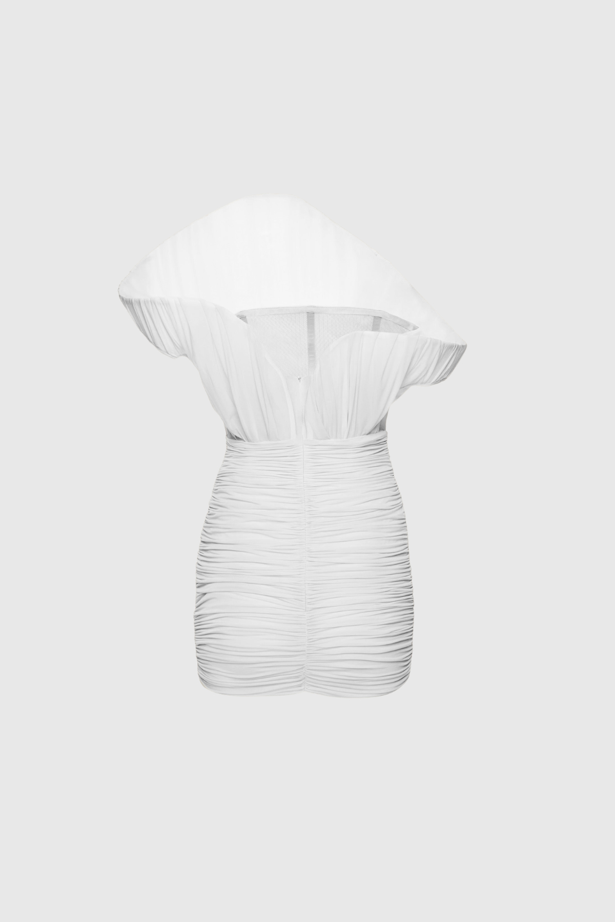 Dorit Ruch Asymmetric Mini Dress In White