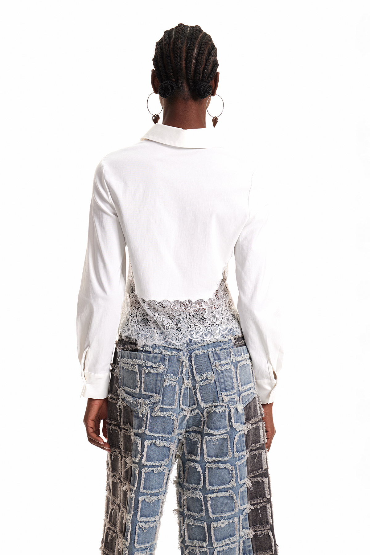 Dorothee Deconstruct Lace Shirt