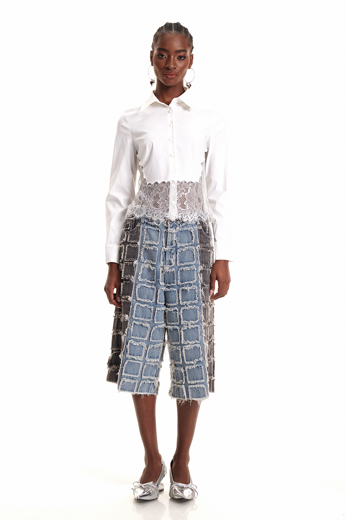 Dorothee Deconstruct Lace Shirt