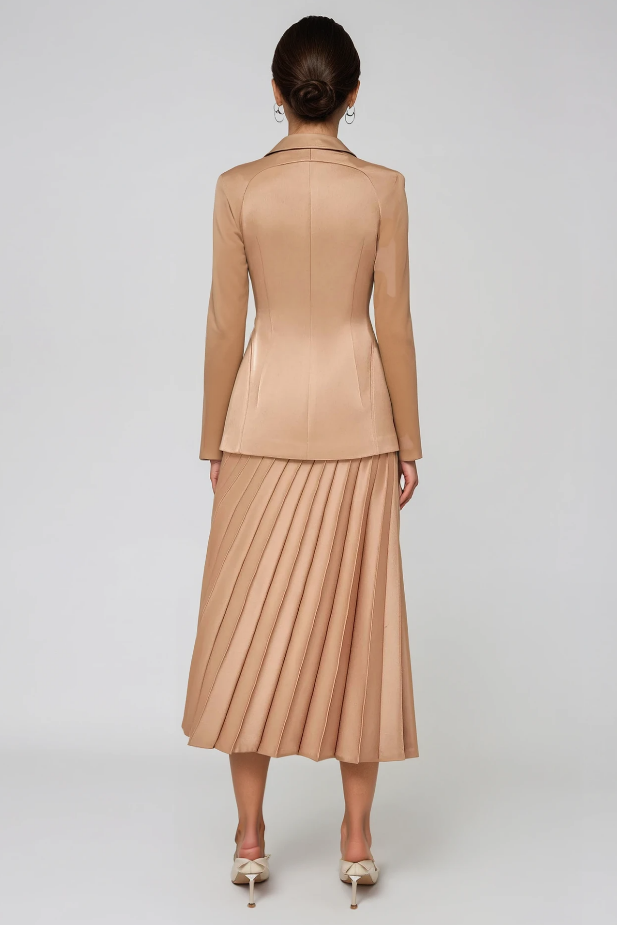 Dorotheos Cutout Asymmetric Skirt Set