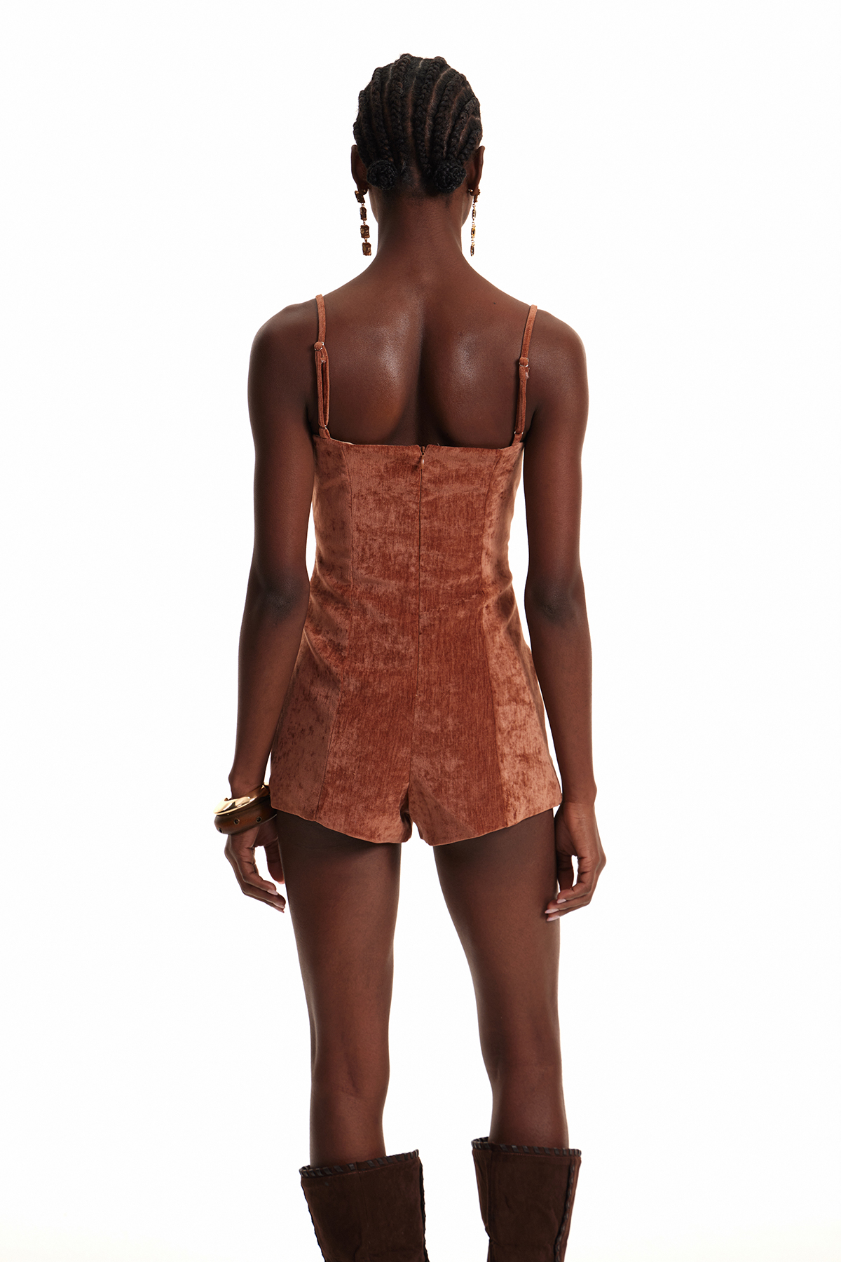 Dositheus Spaghetti Corduroy Playsuit