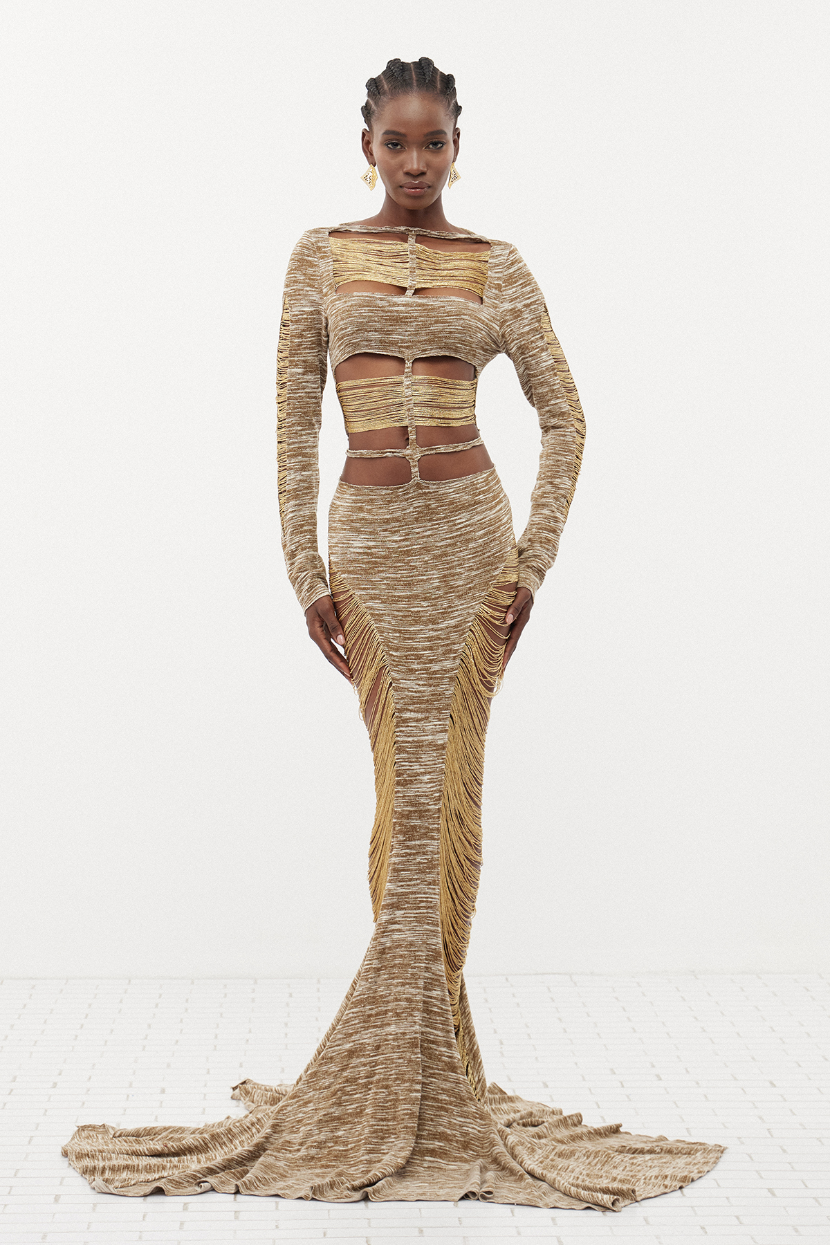 Doubravka Backless Cutout Maxi Dress