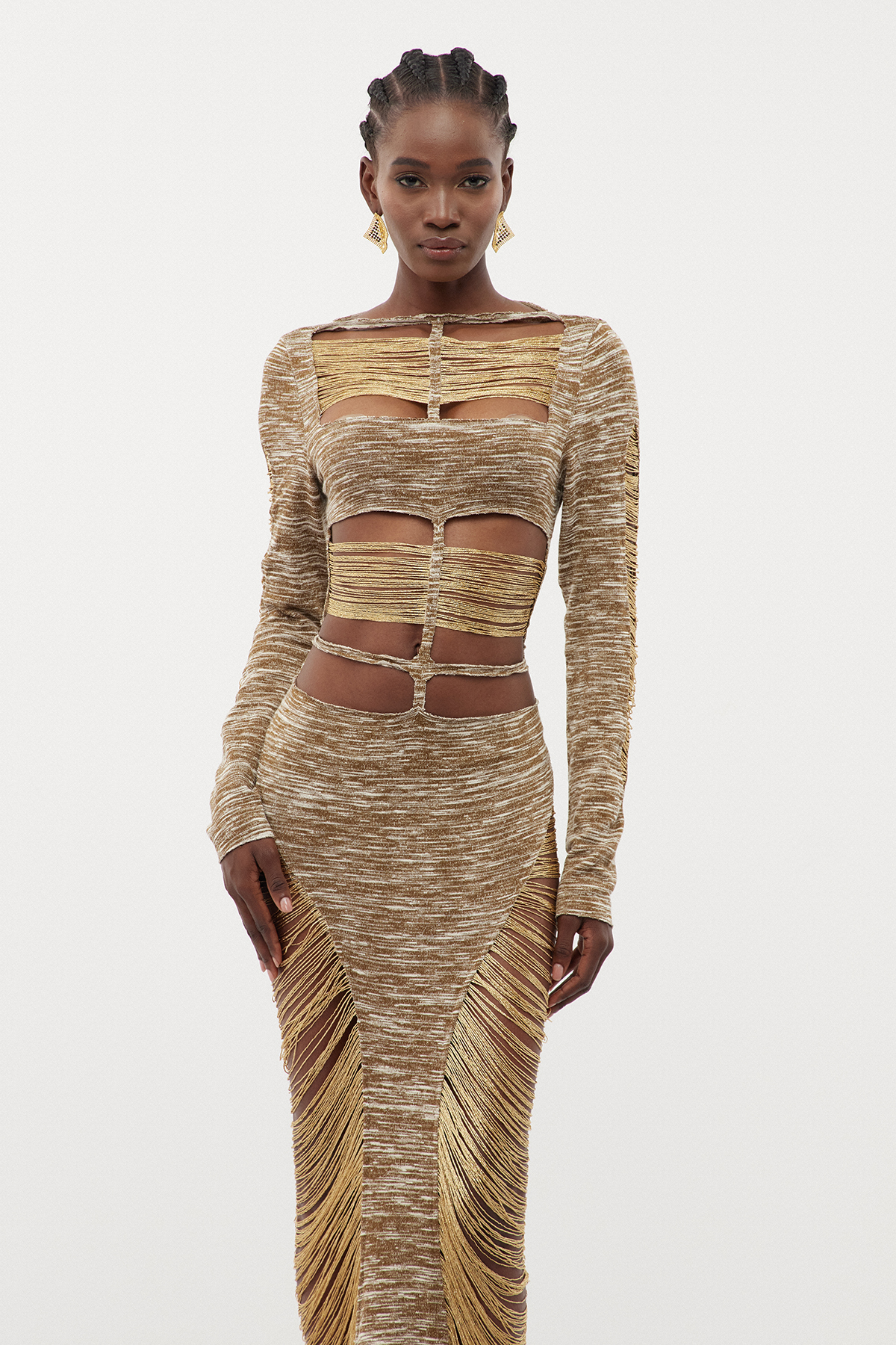 Doubravka Backless Cutout Maxi Dress