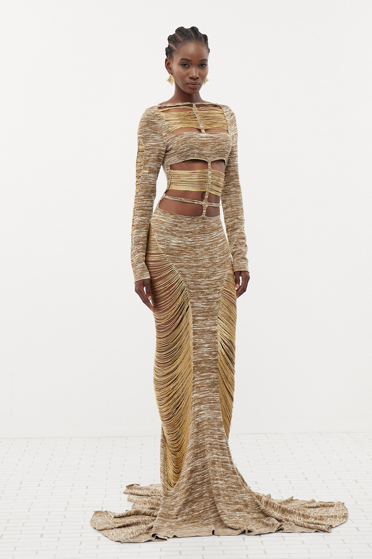 Doubravka Backless Cutout Maxi Dress