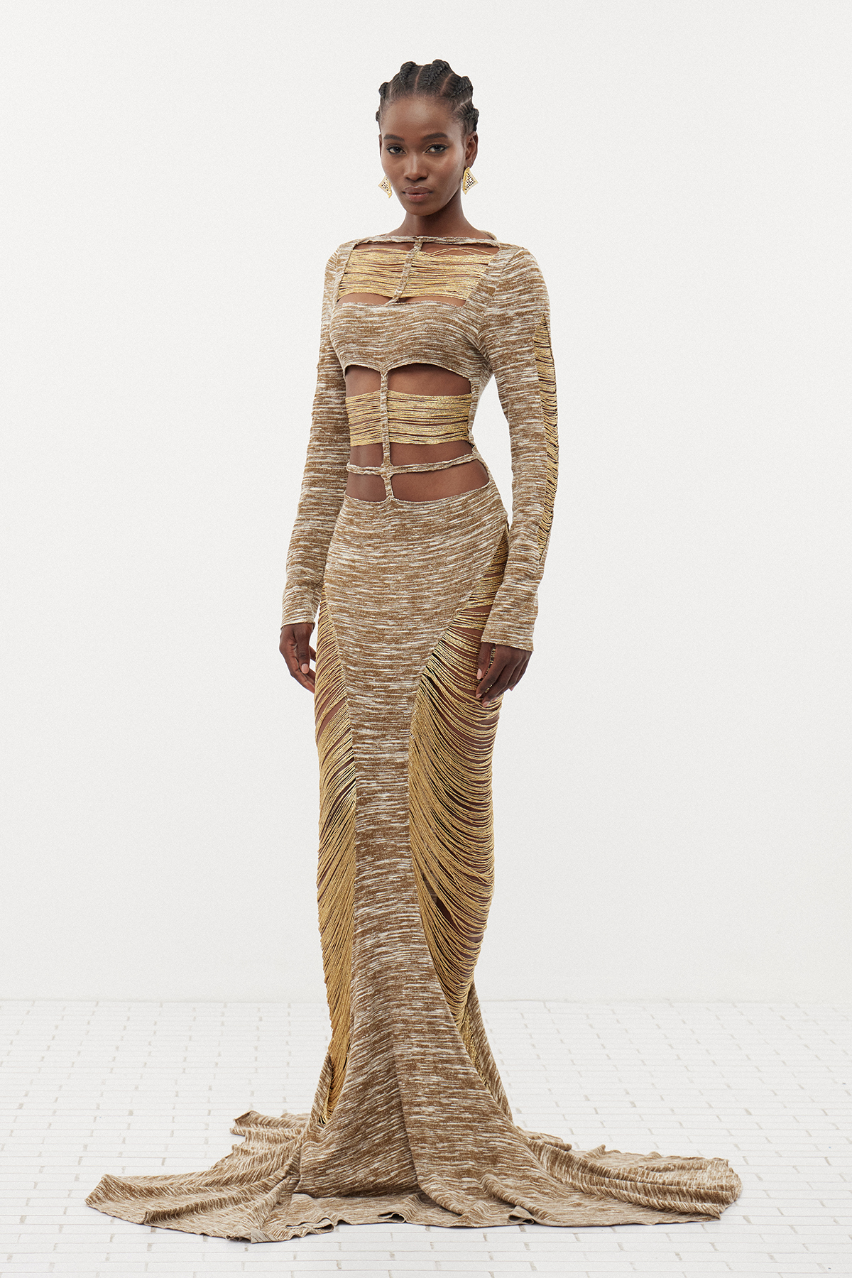 Doubravka Backless Cutout Maxi Dress