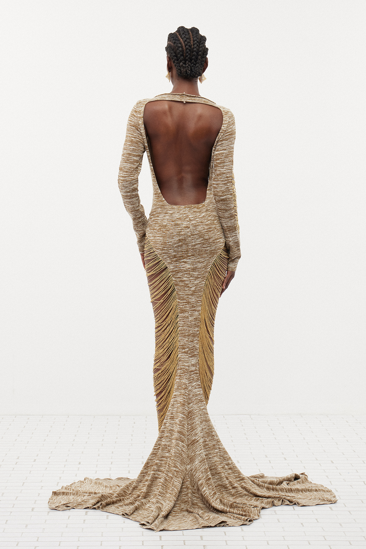 Doubravka Backless Cutout Maxi Dress