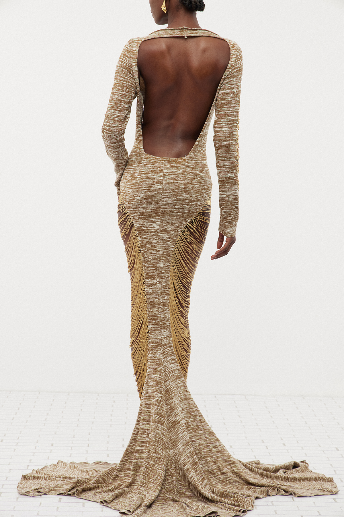 Doubravka Backless Cutout Maxi Dress