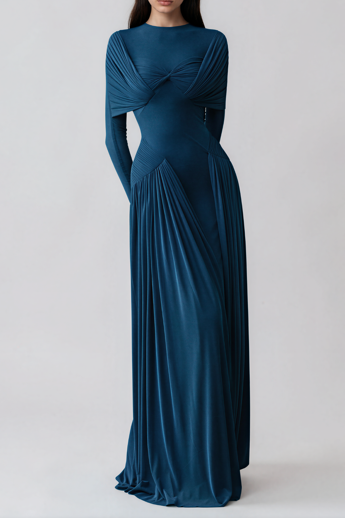 Douglass Twist Ruch Maxi Dress