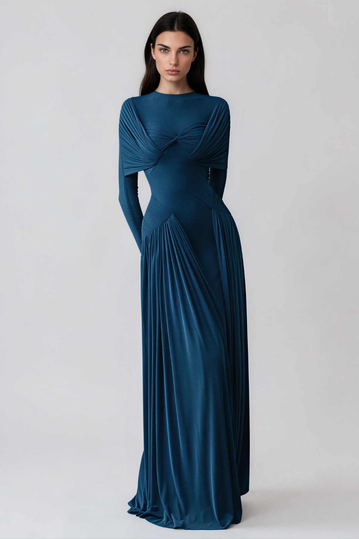 Douglass Twist Ruch Maxi Dress