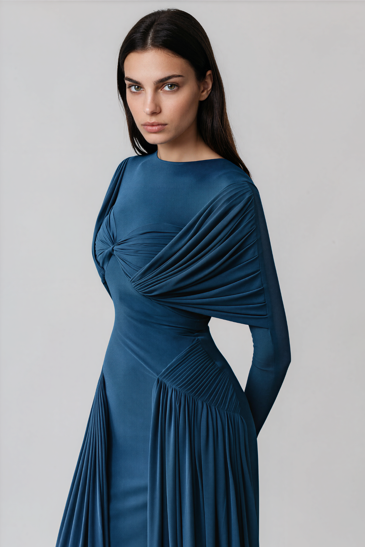 Douglass Twist Ruch Maxi Dress