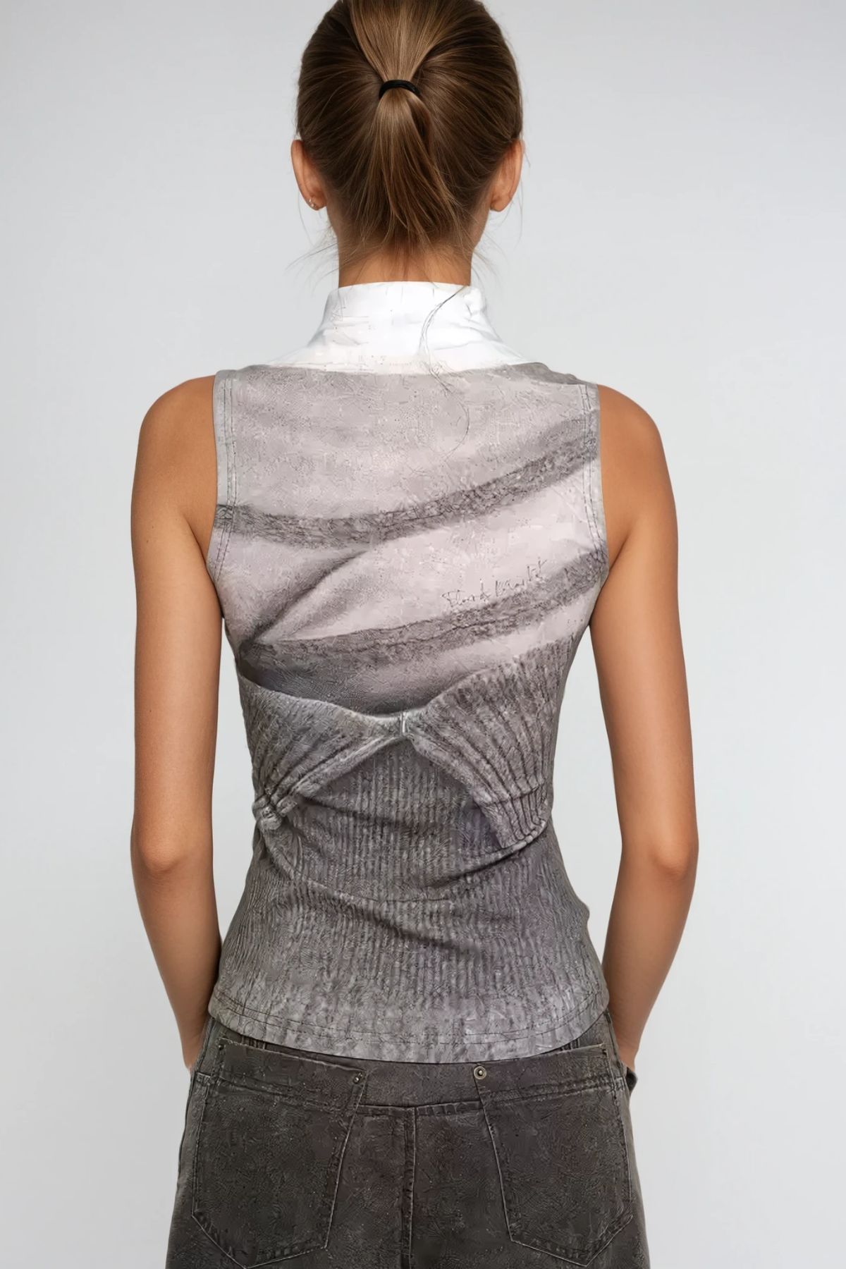 Dragan Print Knit Tank Top