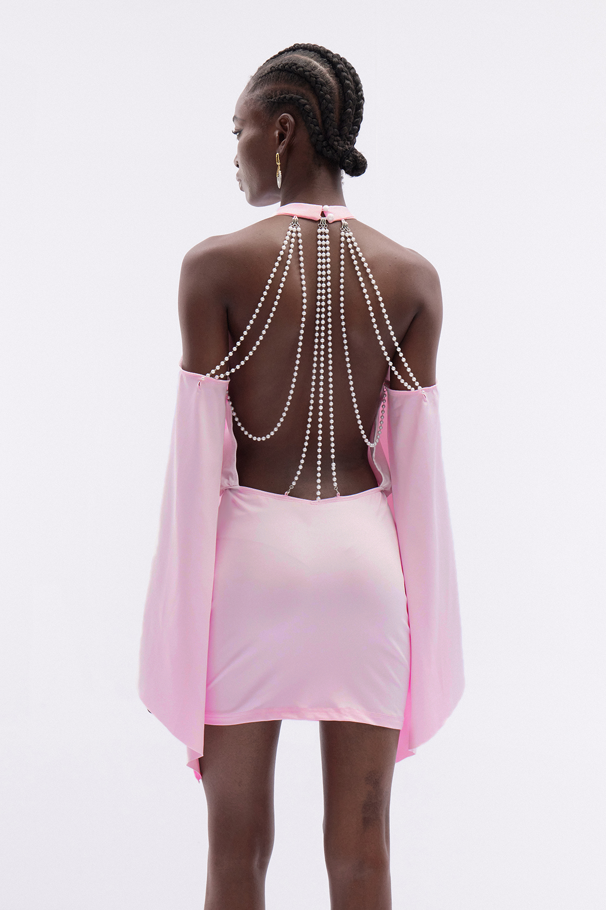 Drika Backless Chain Mini Dress