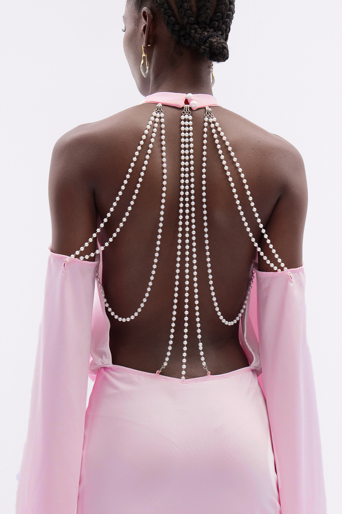 Drika Backless Chain Mini Dress