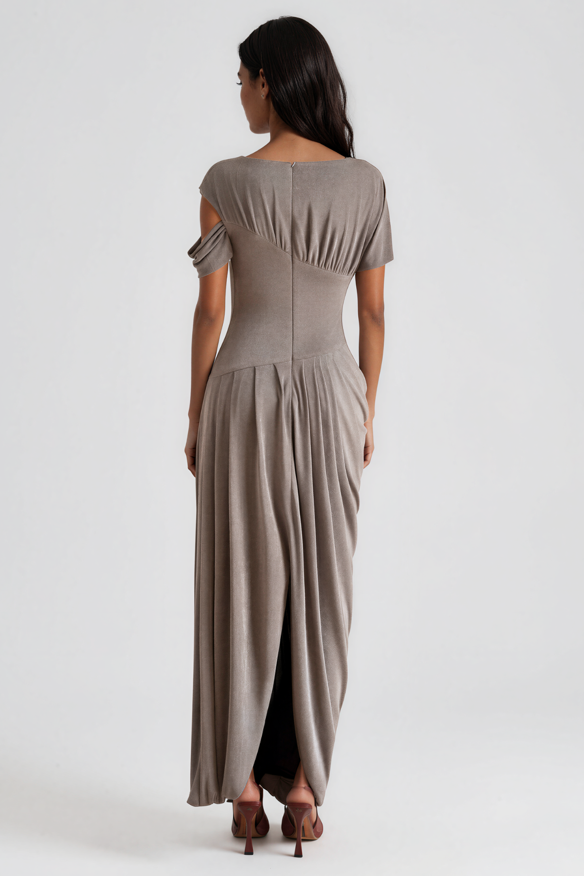 Drousilla Draped Split Maxi Dress