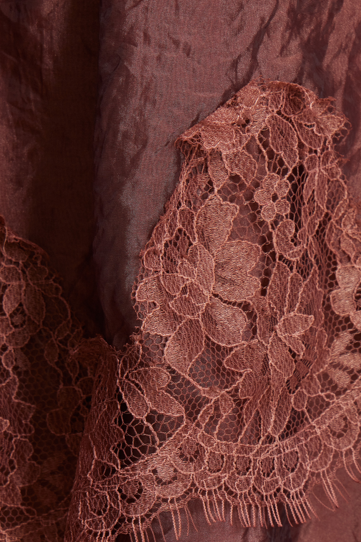 Drummond Spaghetti Ruffle Lace Top