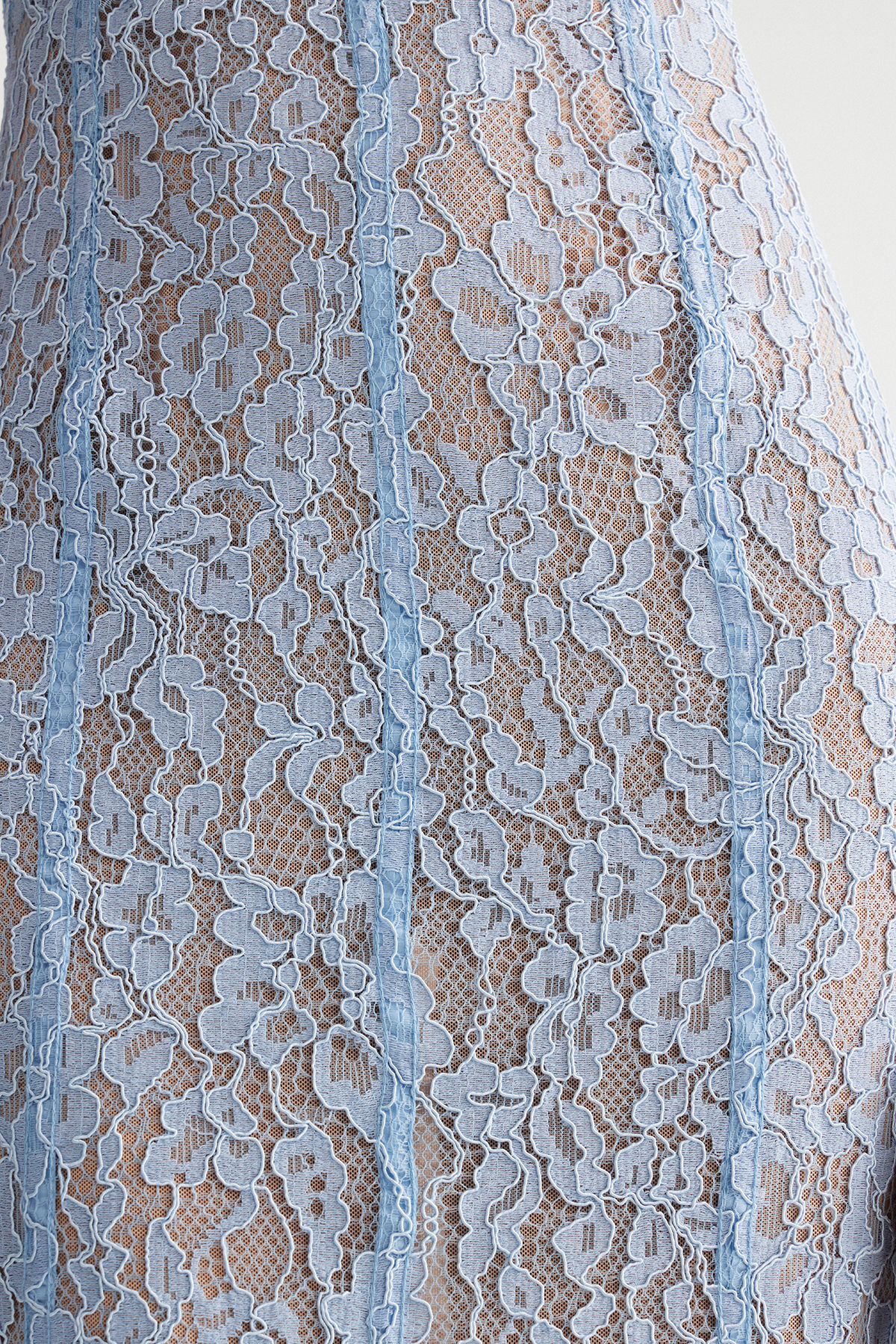 Dumisani Lace Maxi Dress In Blue
