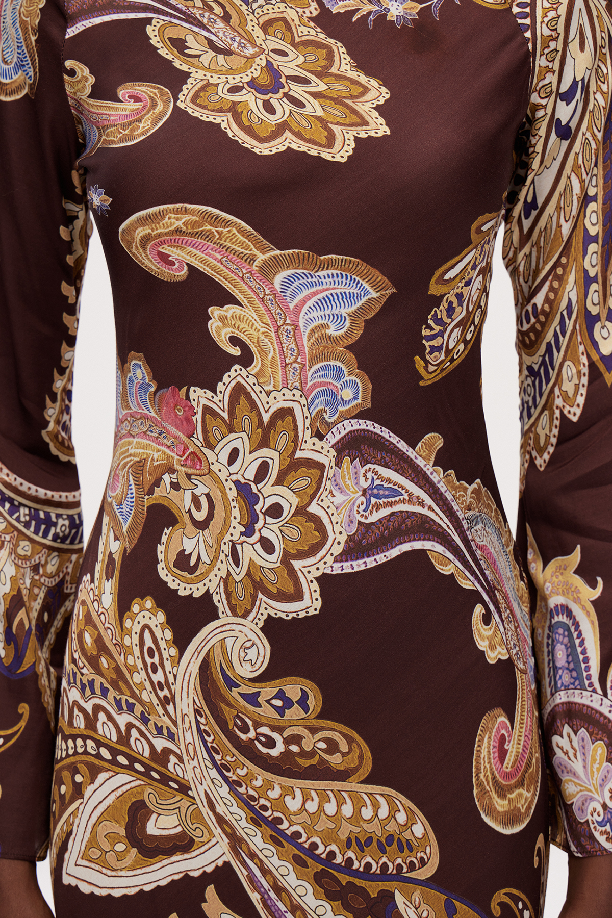 Dzsesszika Paisley Maxi Dress