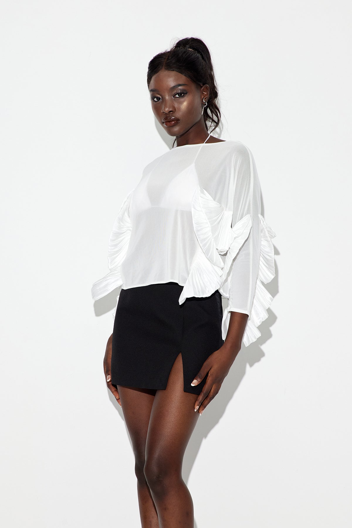 Ealhhere Asymmetric Deconstruct Top