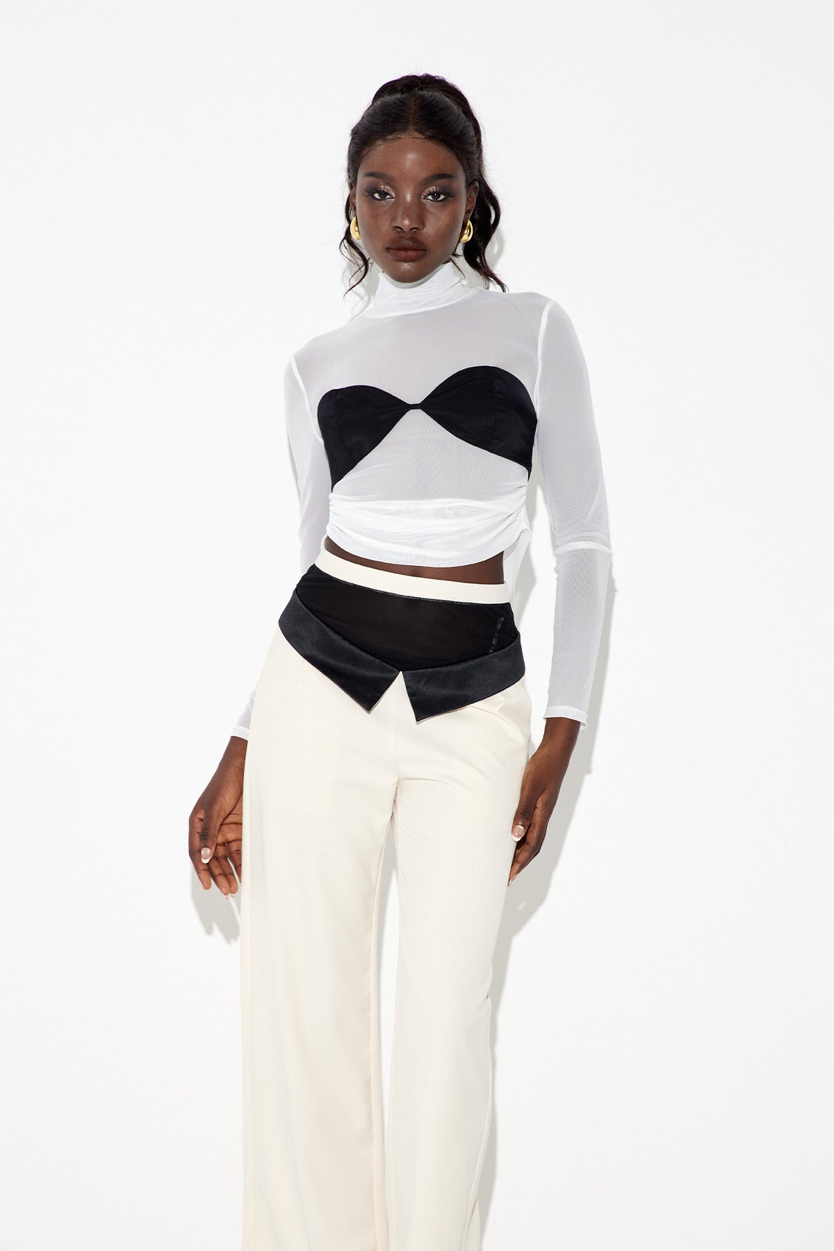 Ecaterina Deconstruct Long Sleeve Pants Set