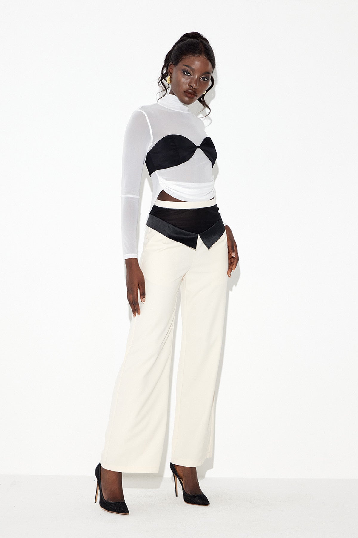 Ecaterina Deconstruct Long Sleeve Pants Set