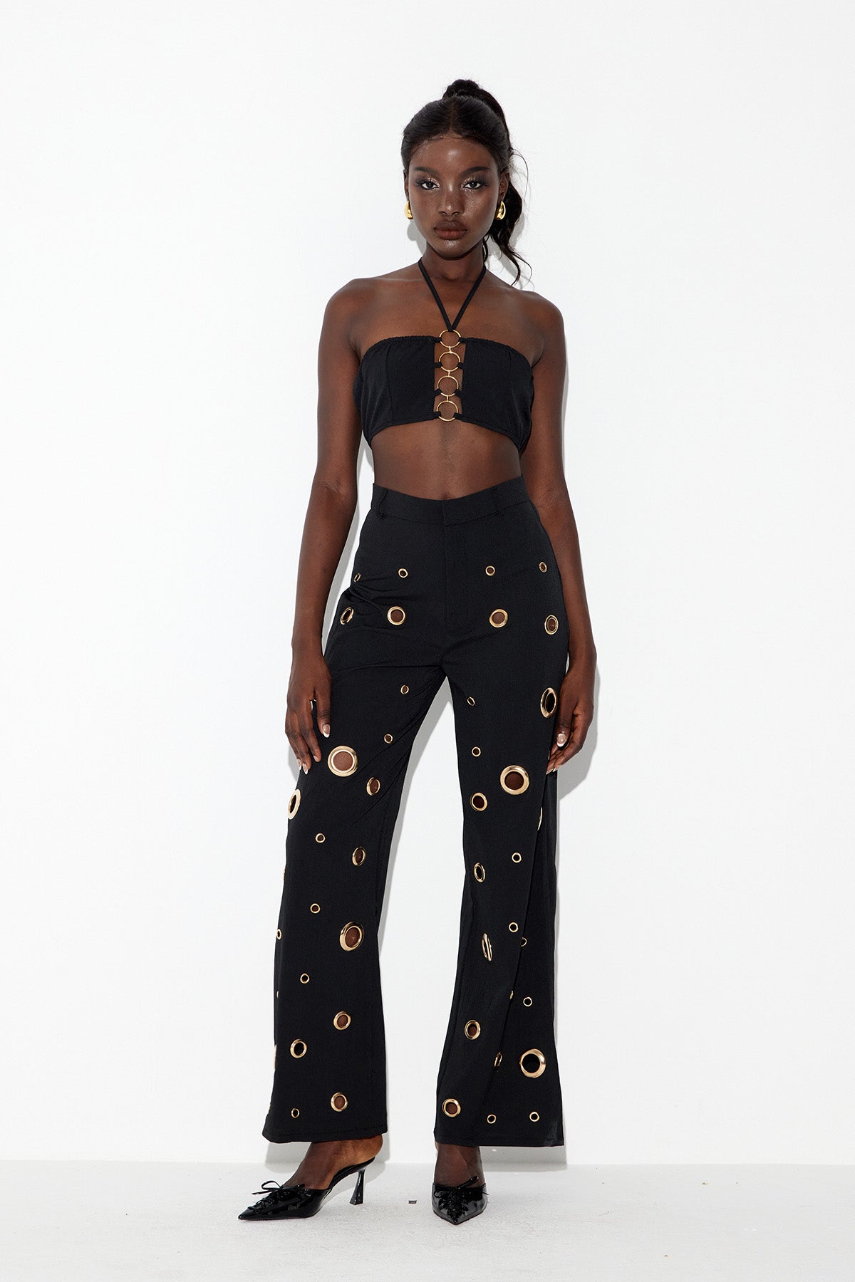 Ecrin Eyelet Pants Set