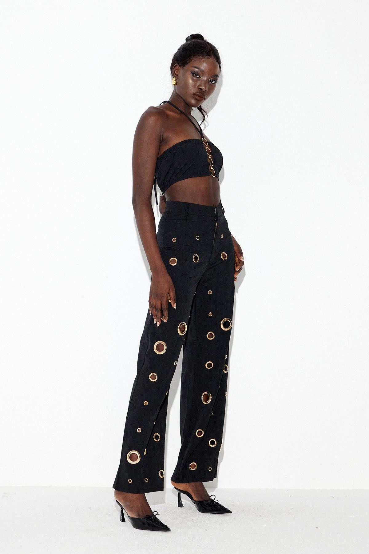 Ecrin Eyelet Pants Set