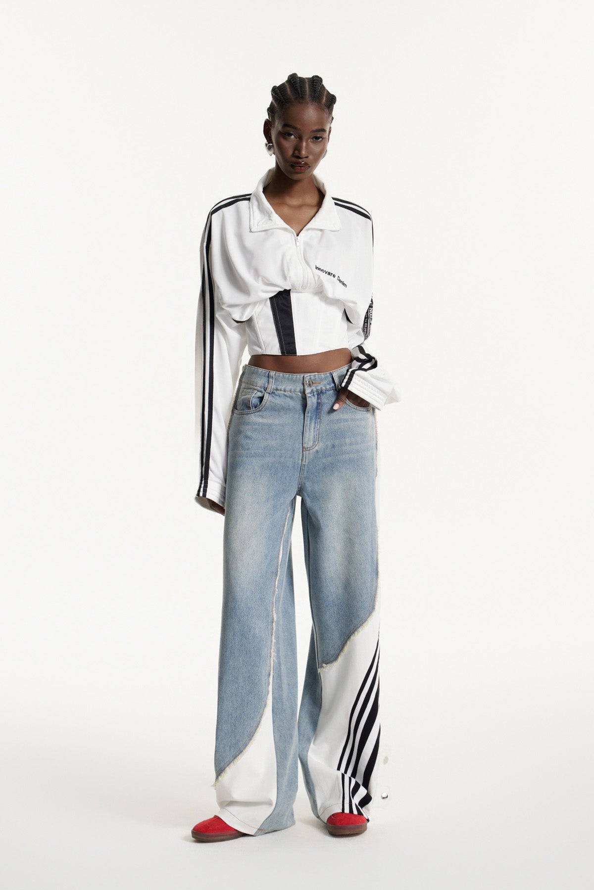 Eduard Stripe Deconstruct Jeans