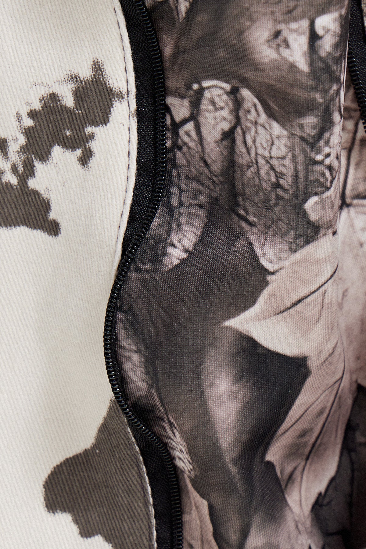 Edelmira Deconstruct Print Barrel Jeans