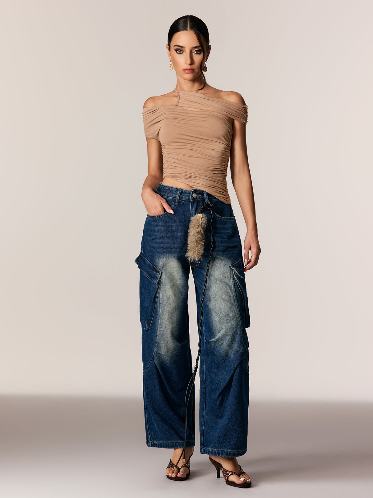 Edgard Hayley Baggy Cargo Jeans