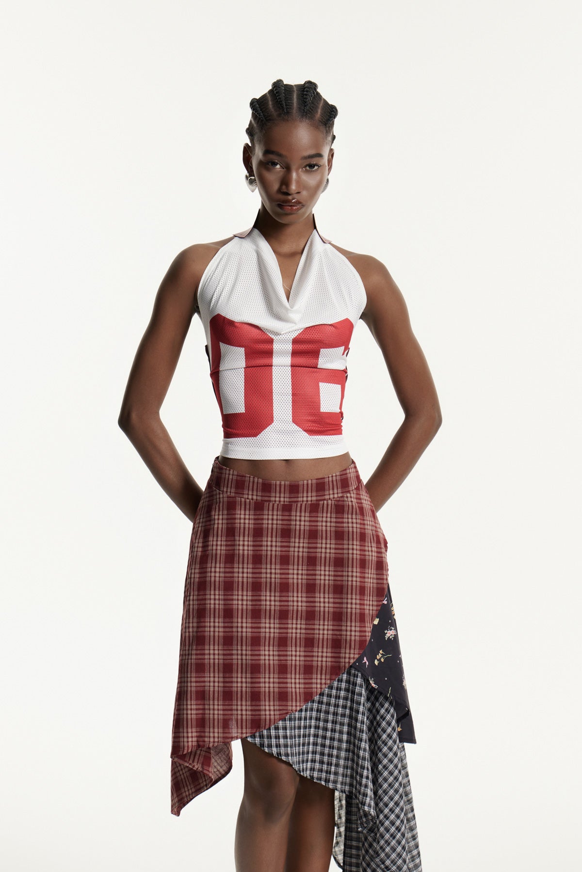 Edna Lace Up Backless Top