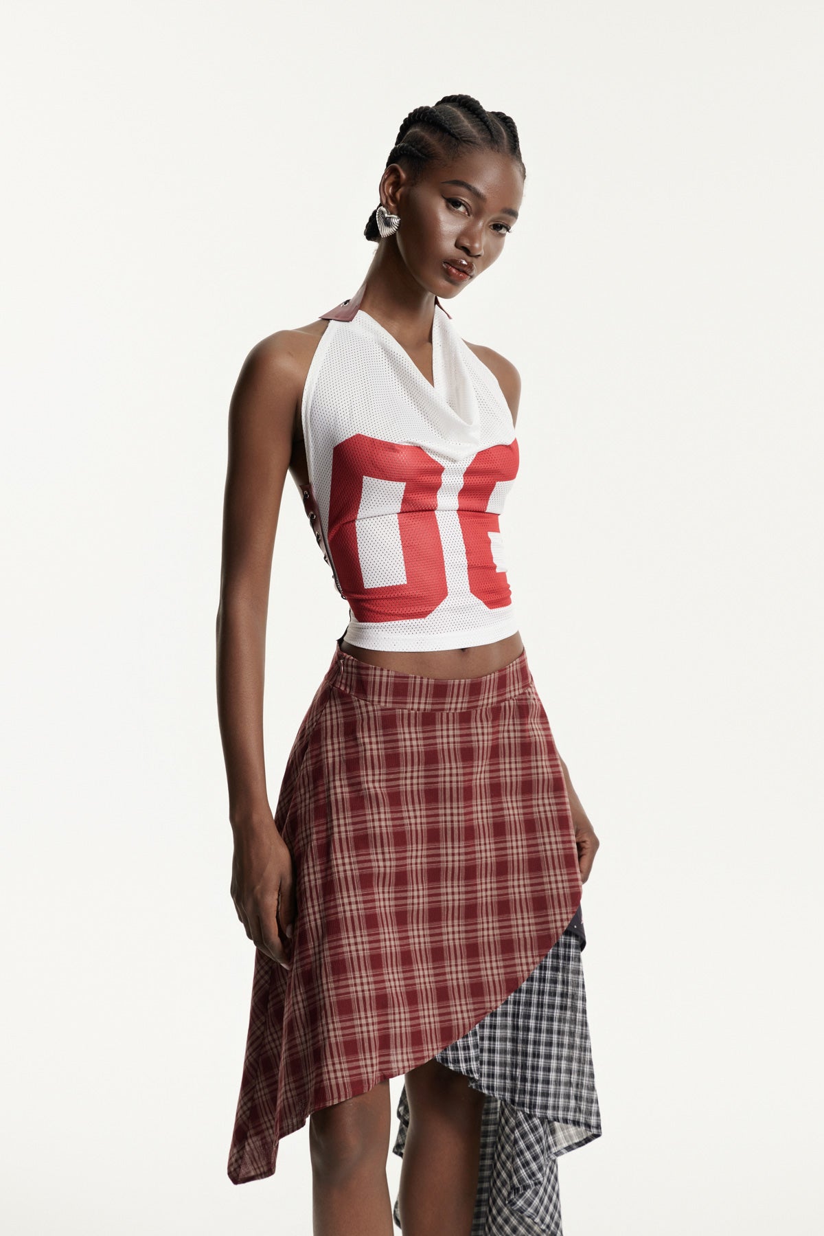 Edna Lace Up Backless Top