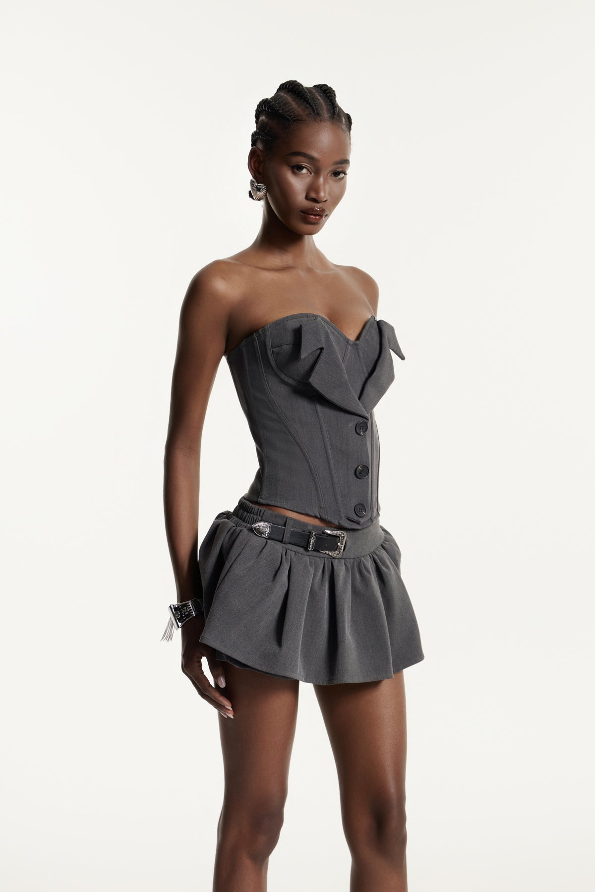 Edsel Strapless Corset Top