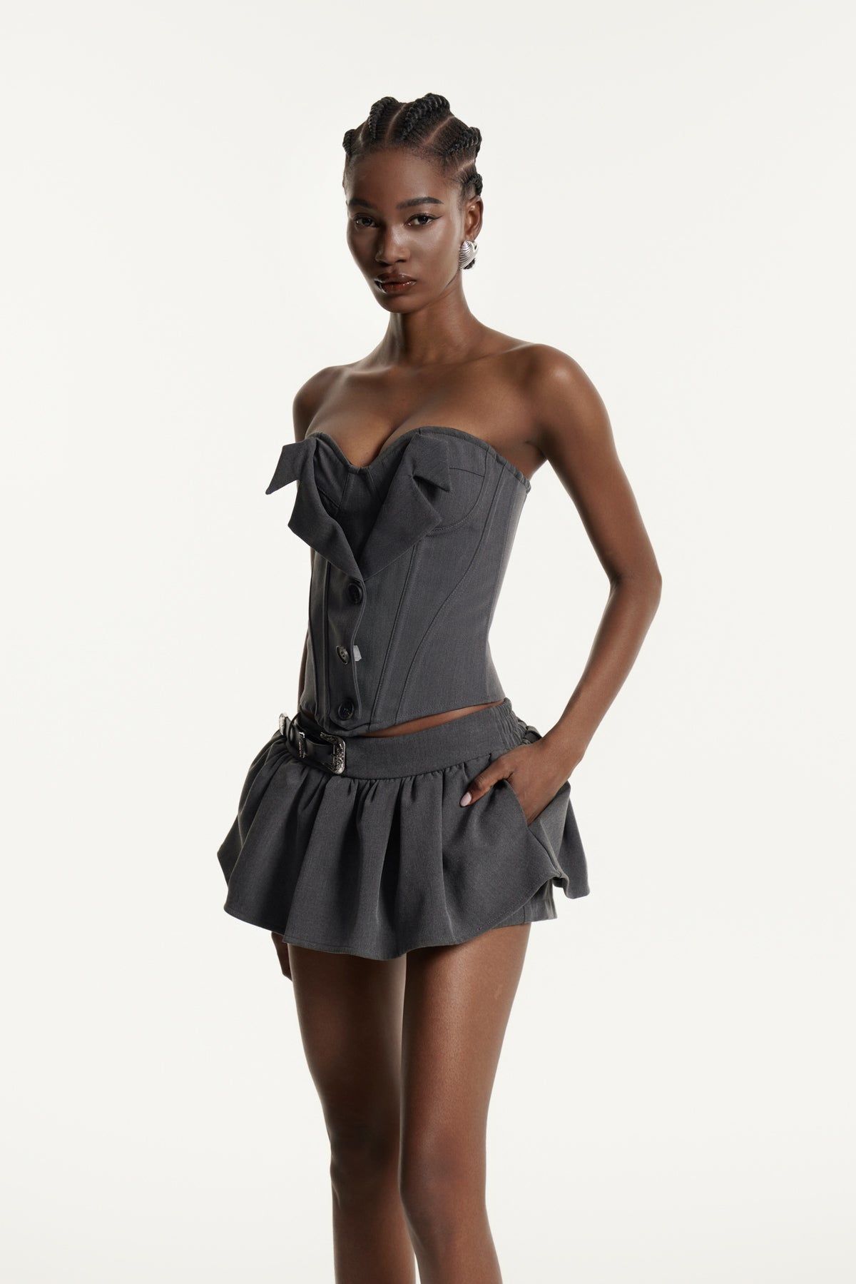 Edsel Strapless Corset Top