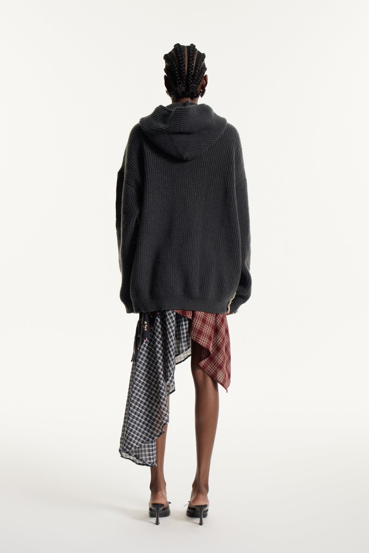 Edson Crystal Deconstruct Denim Jacket