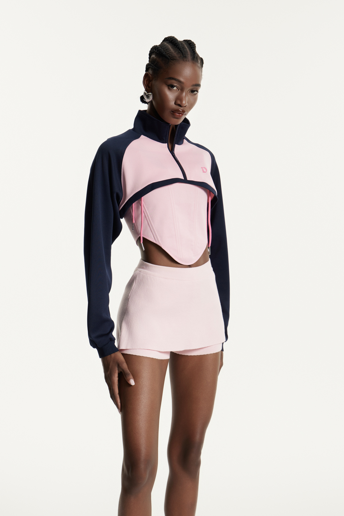 Edu Two Piece Lace Up Top