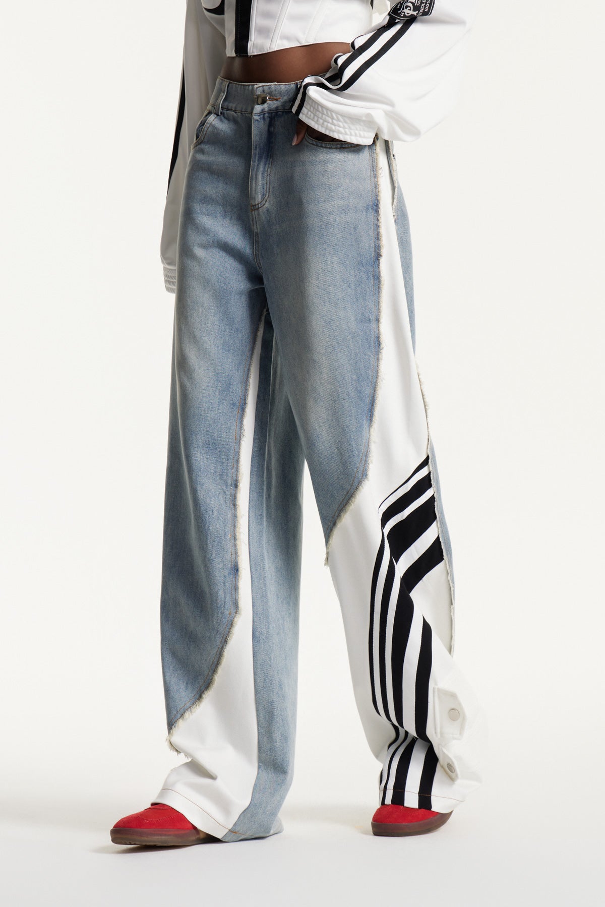 Eduard Stripe Deconstruct Jeans