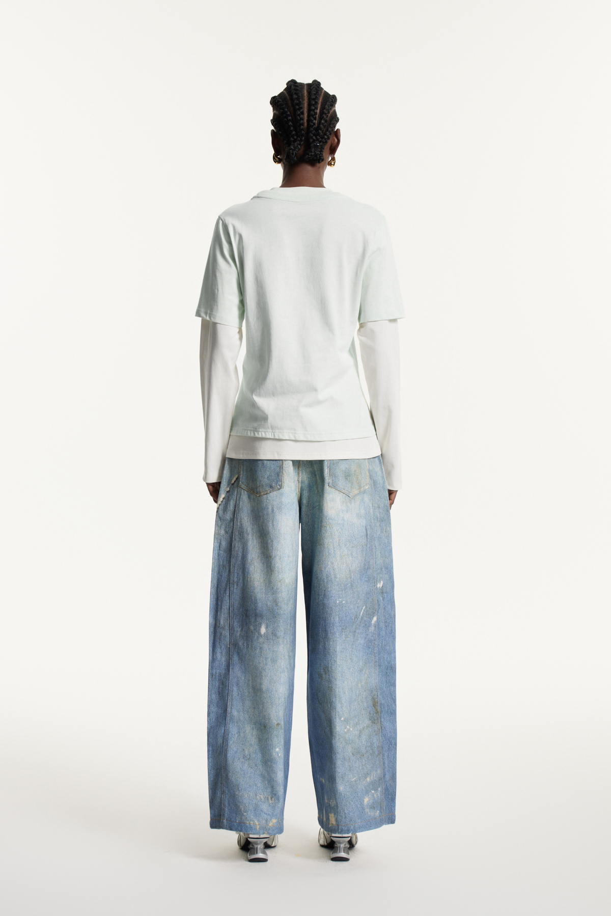 Edvaldo Print Deconstruct Top