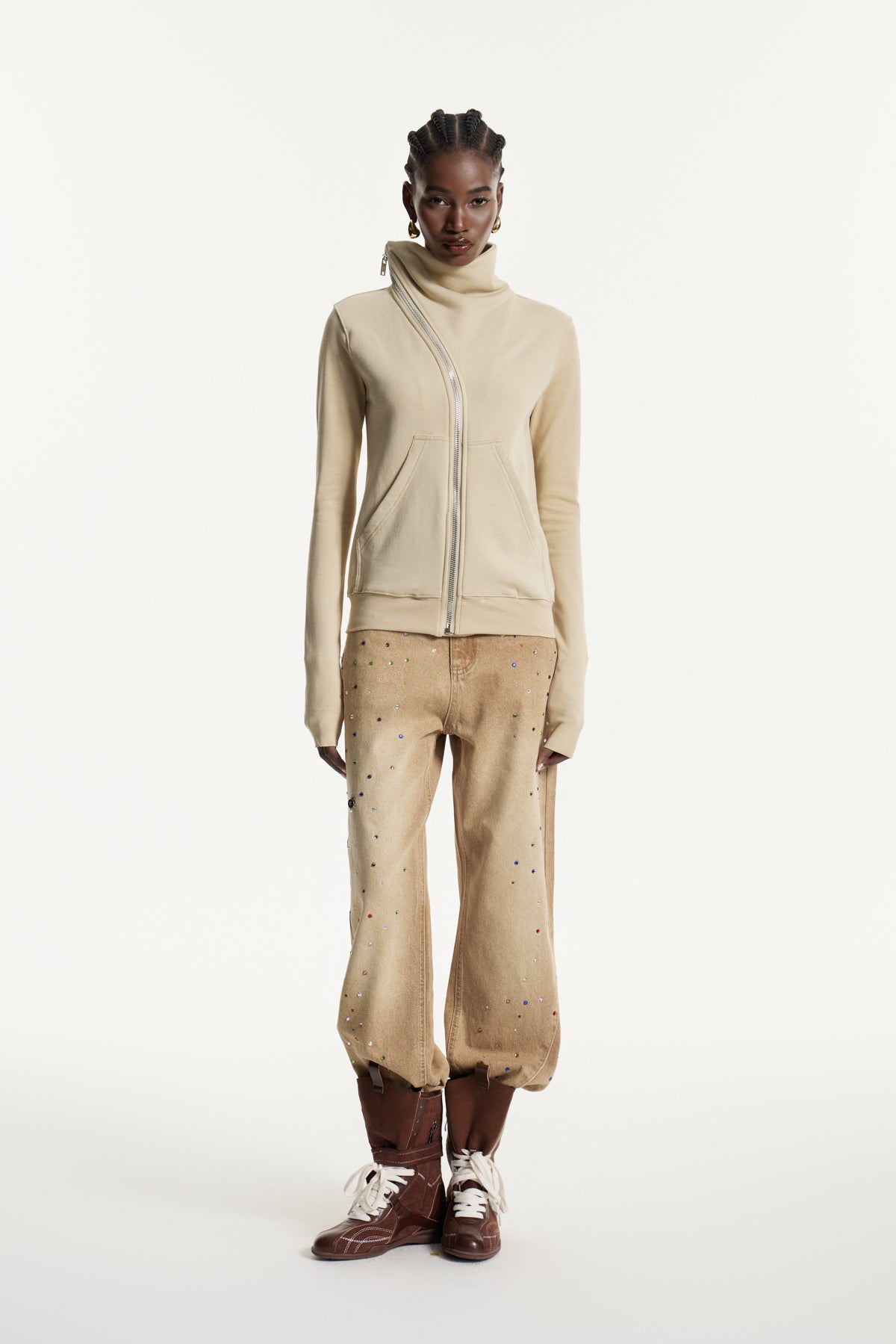 Edvards Asymmetric Zipper Jacket