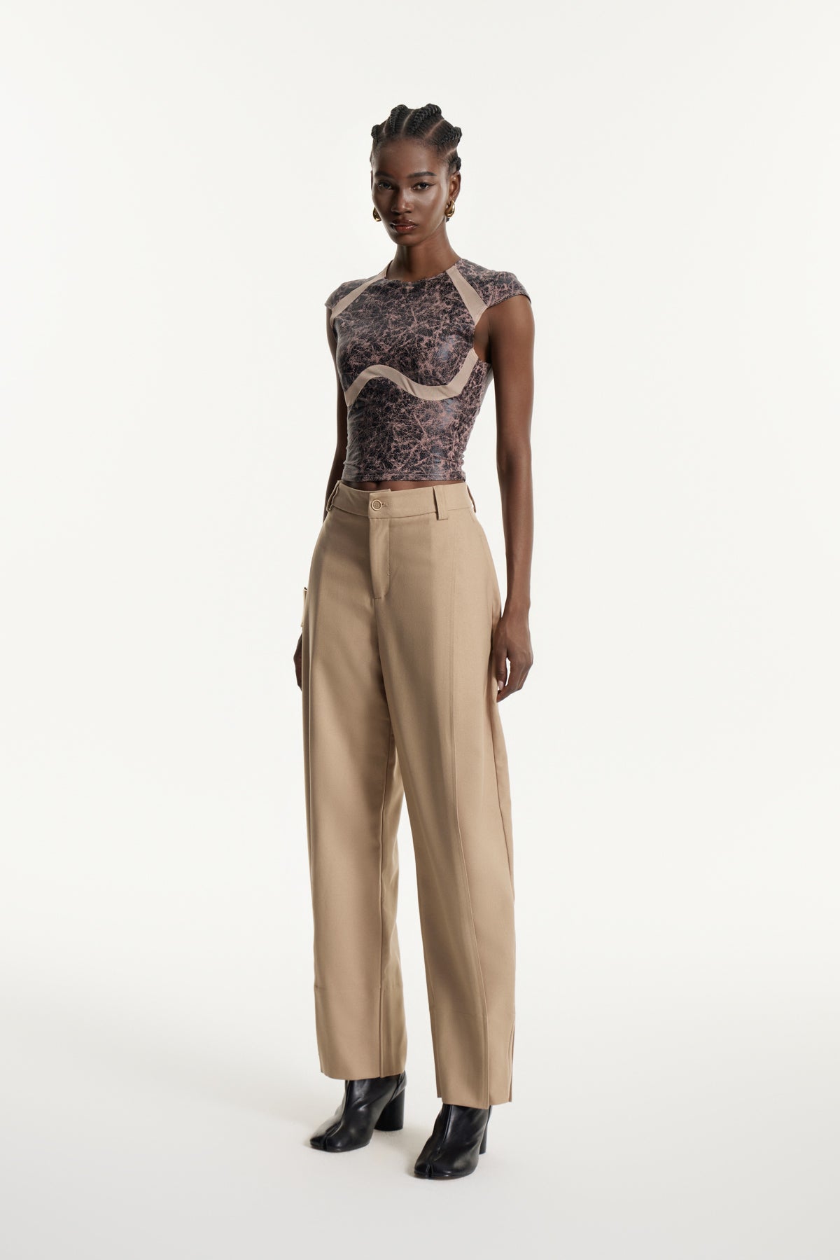 Edward Deconstruct Baggy Pants