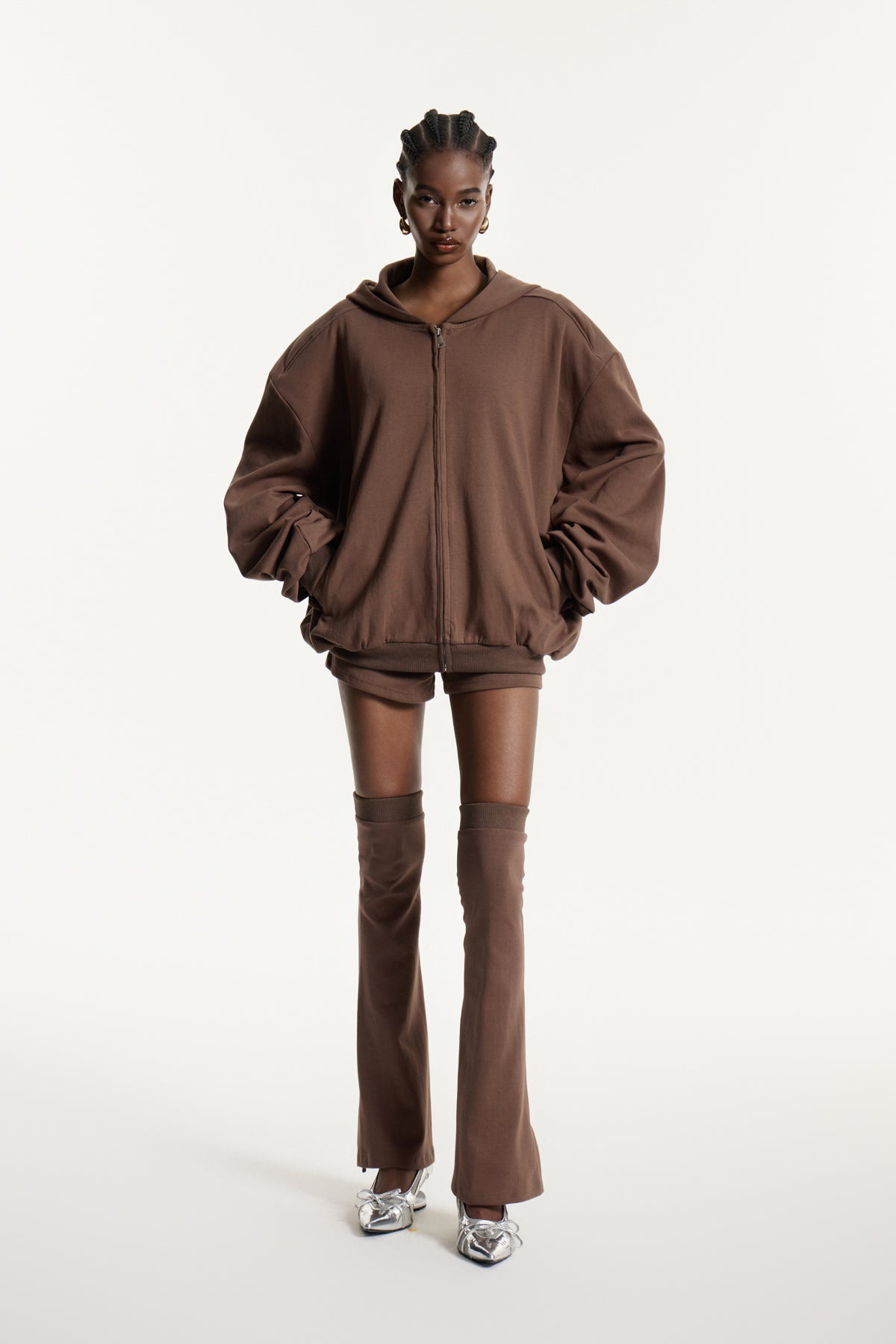 Edwige Hooded Pants Set