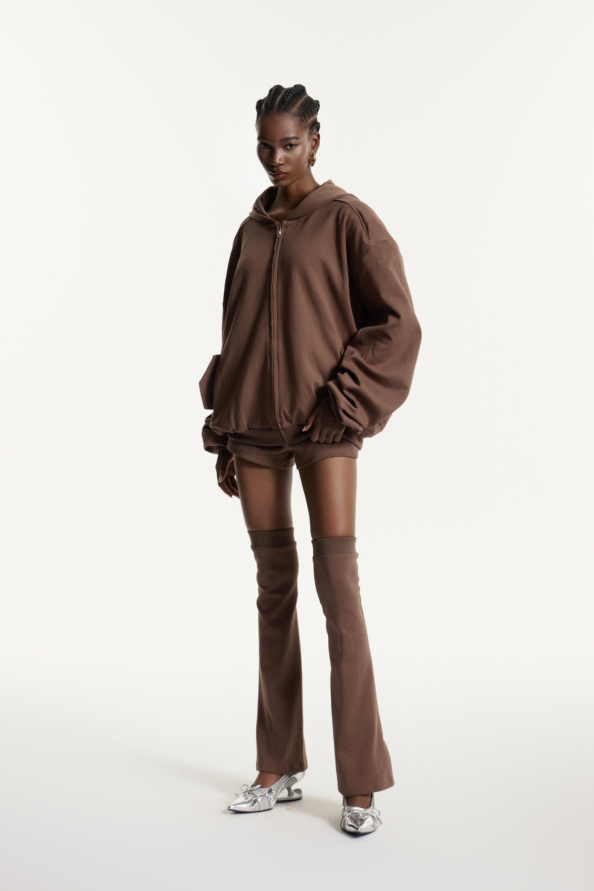 Edwige Hooded Pants Set