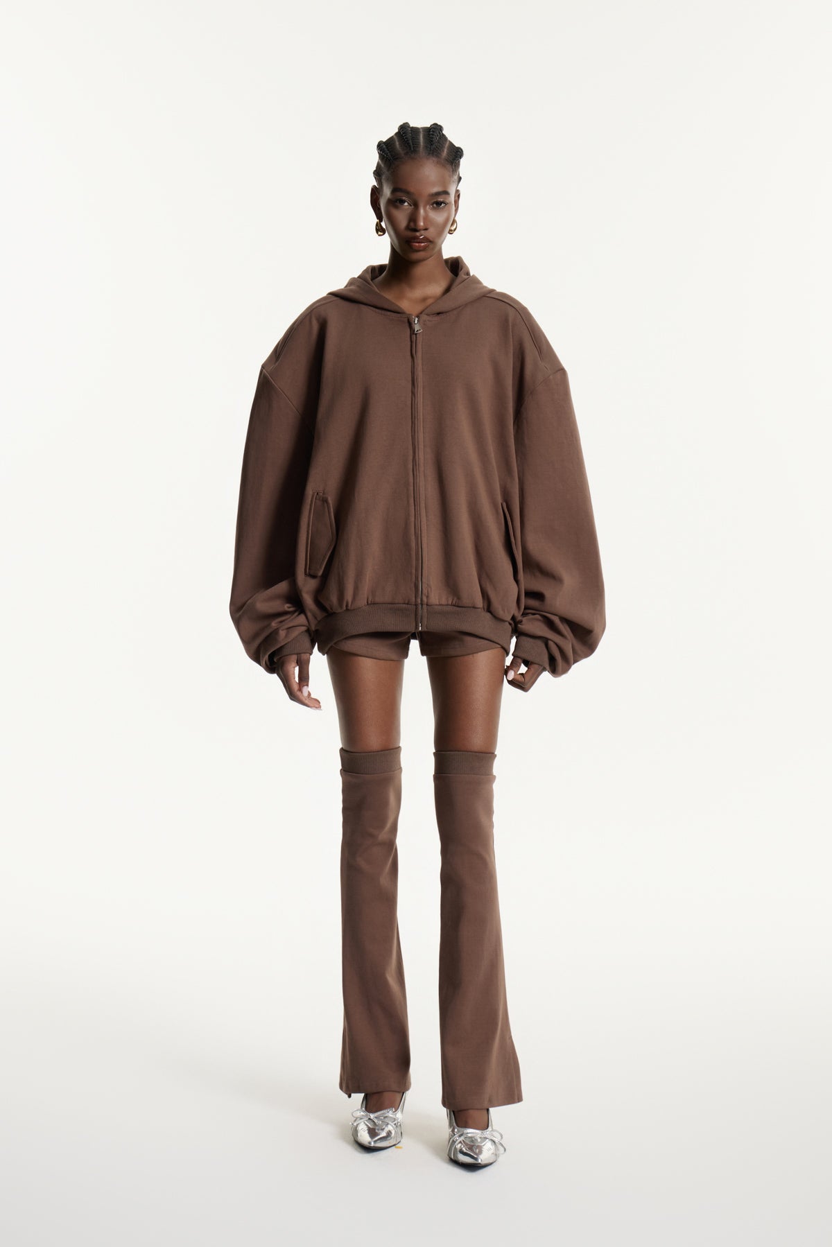 Edwige Hooded Pants Set