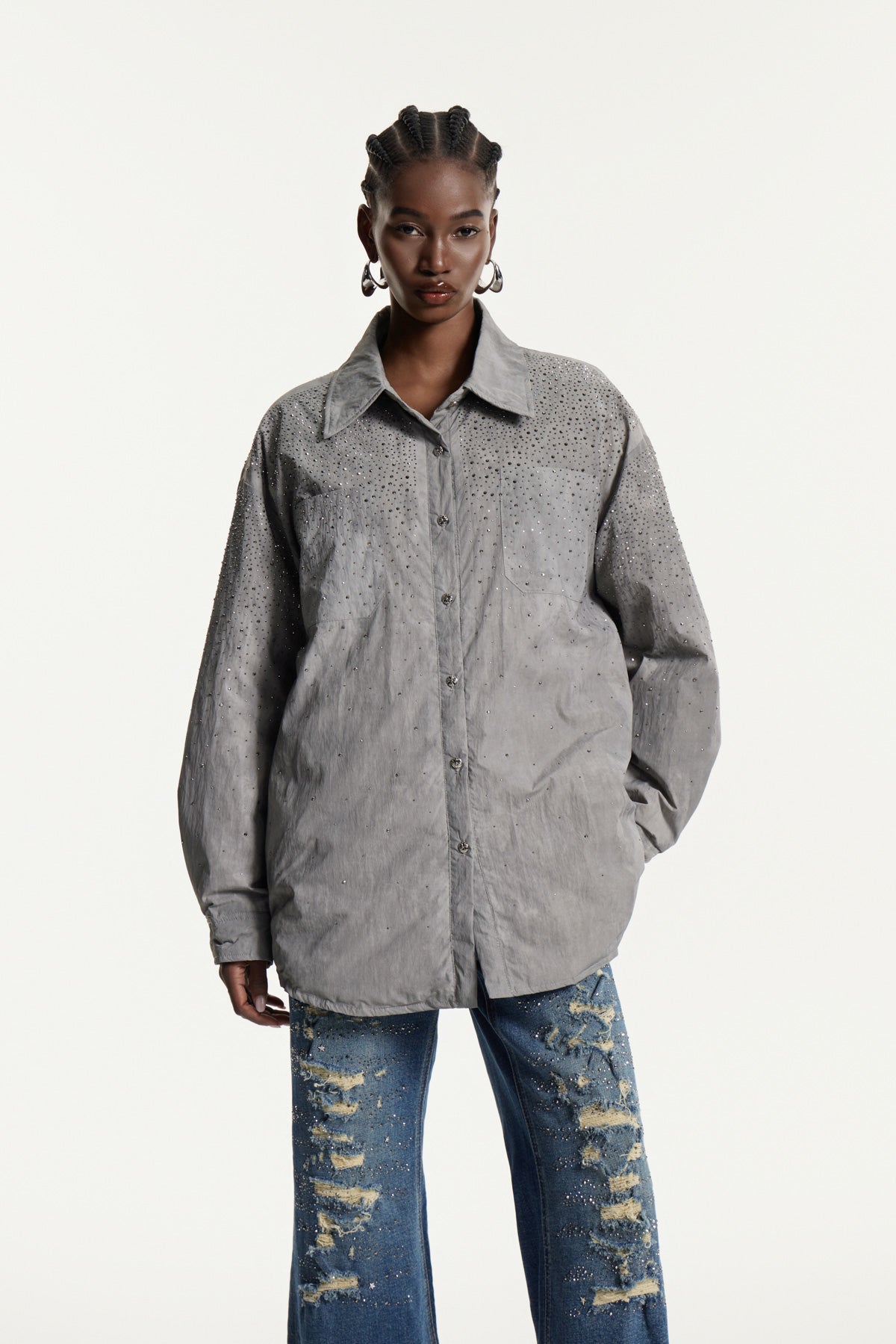 Edytha Rhinestone Shirt