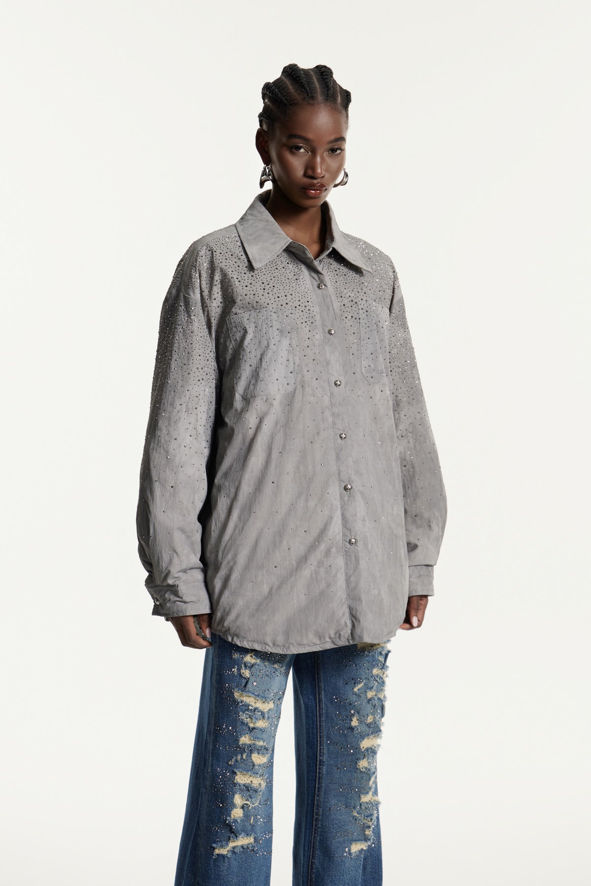 Edytha Rhinestone Shirt