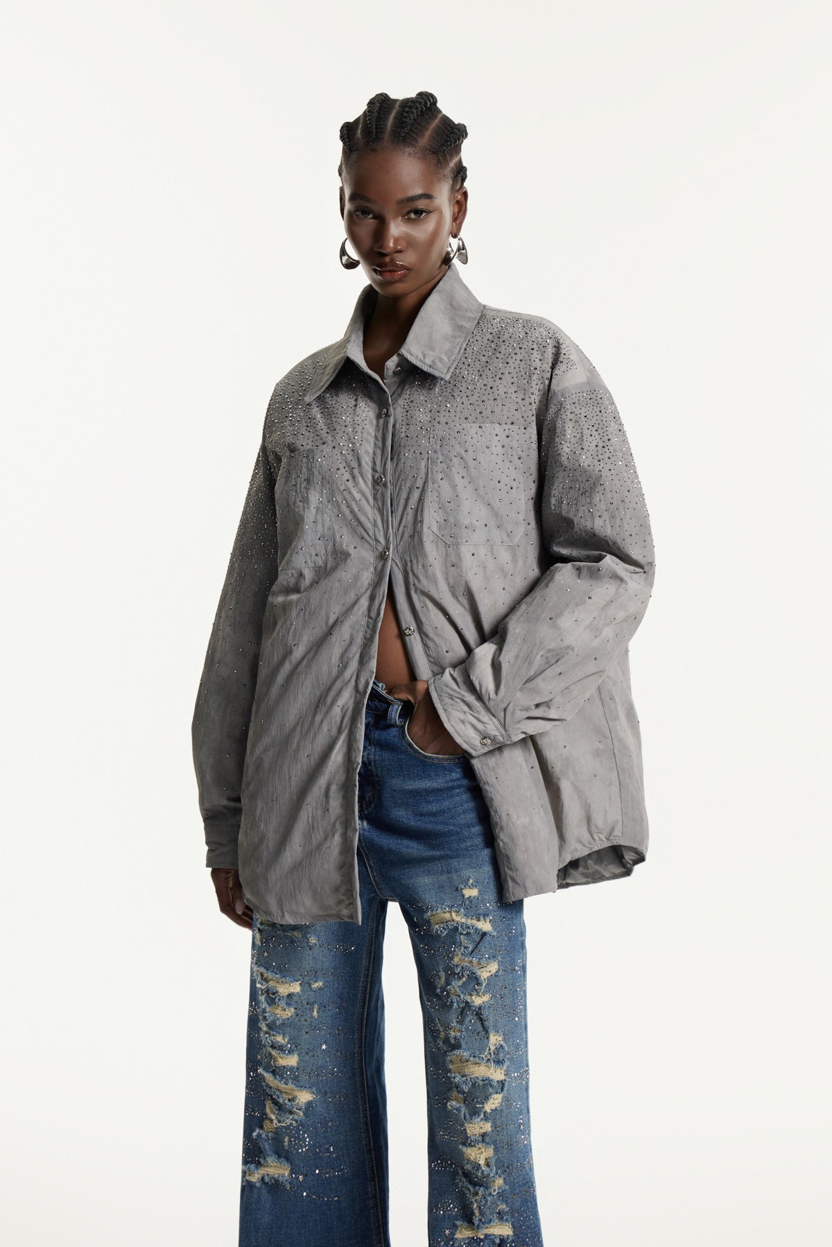 Edytha Rhinestone Shirt