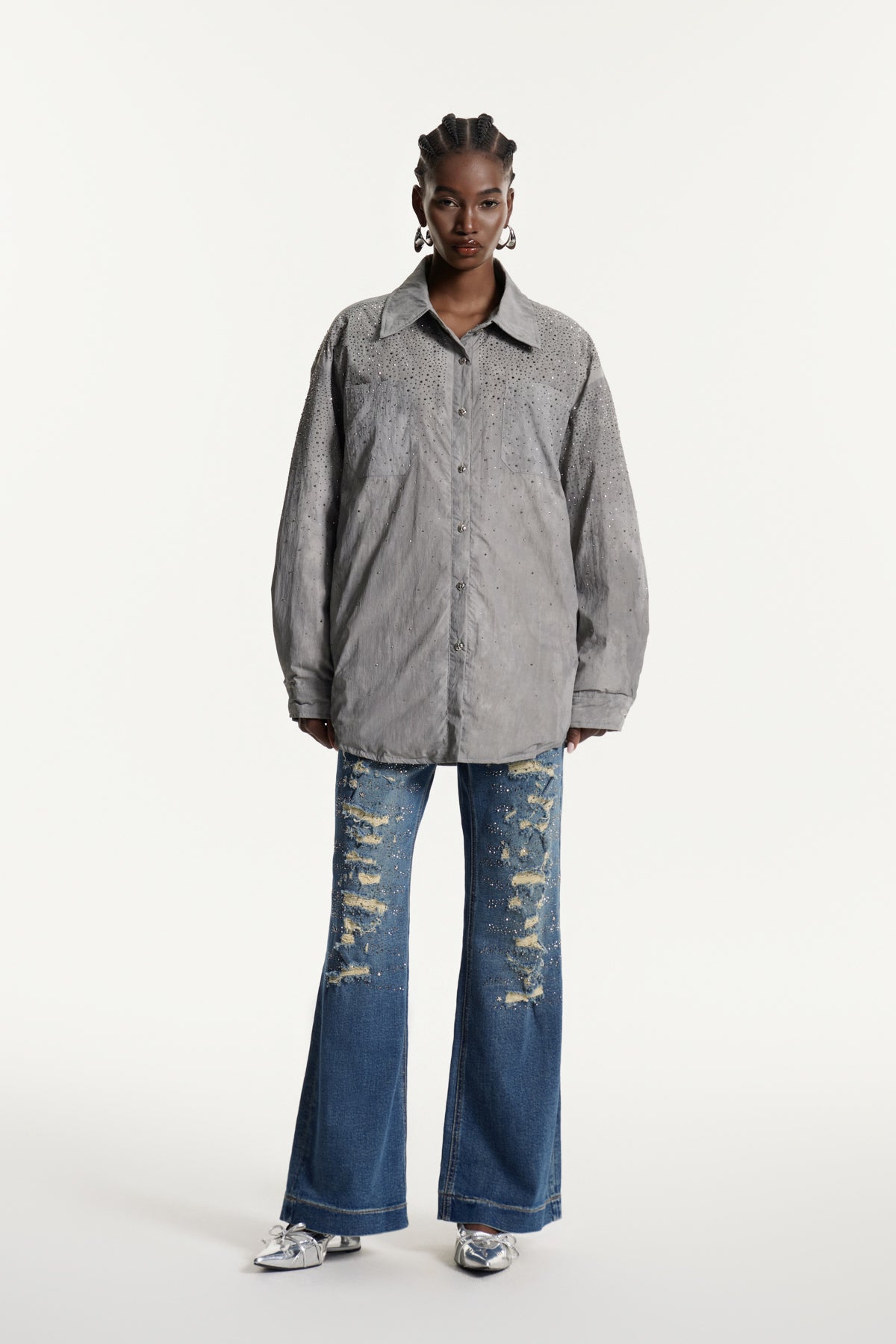 Edytha Rhinestone Shirt