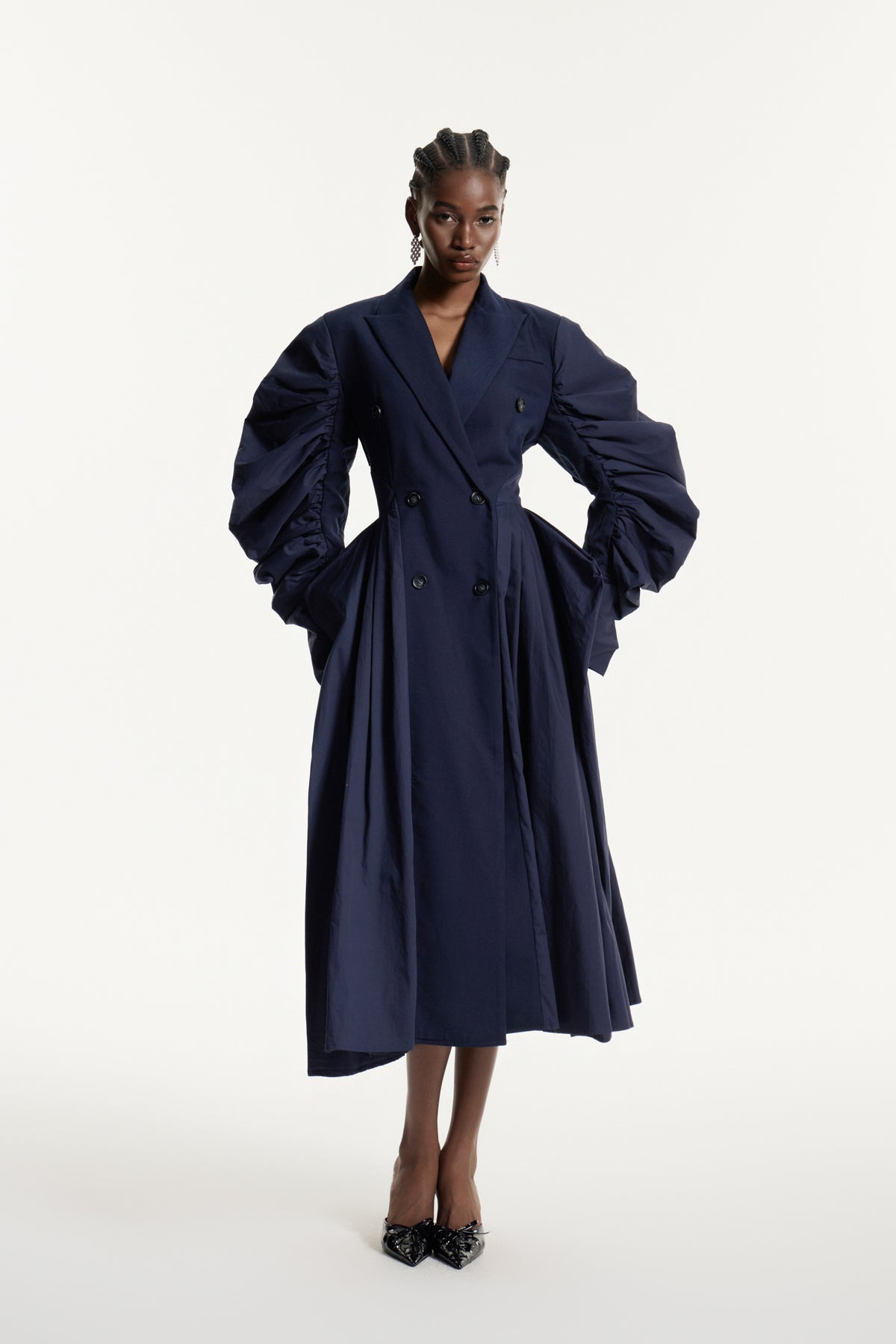 Eerika Ruch Deconstruct Balloon Sleeve Coat