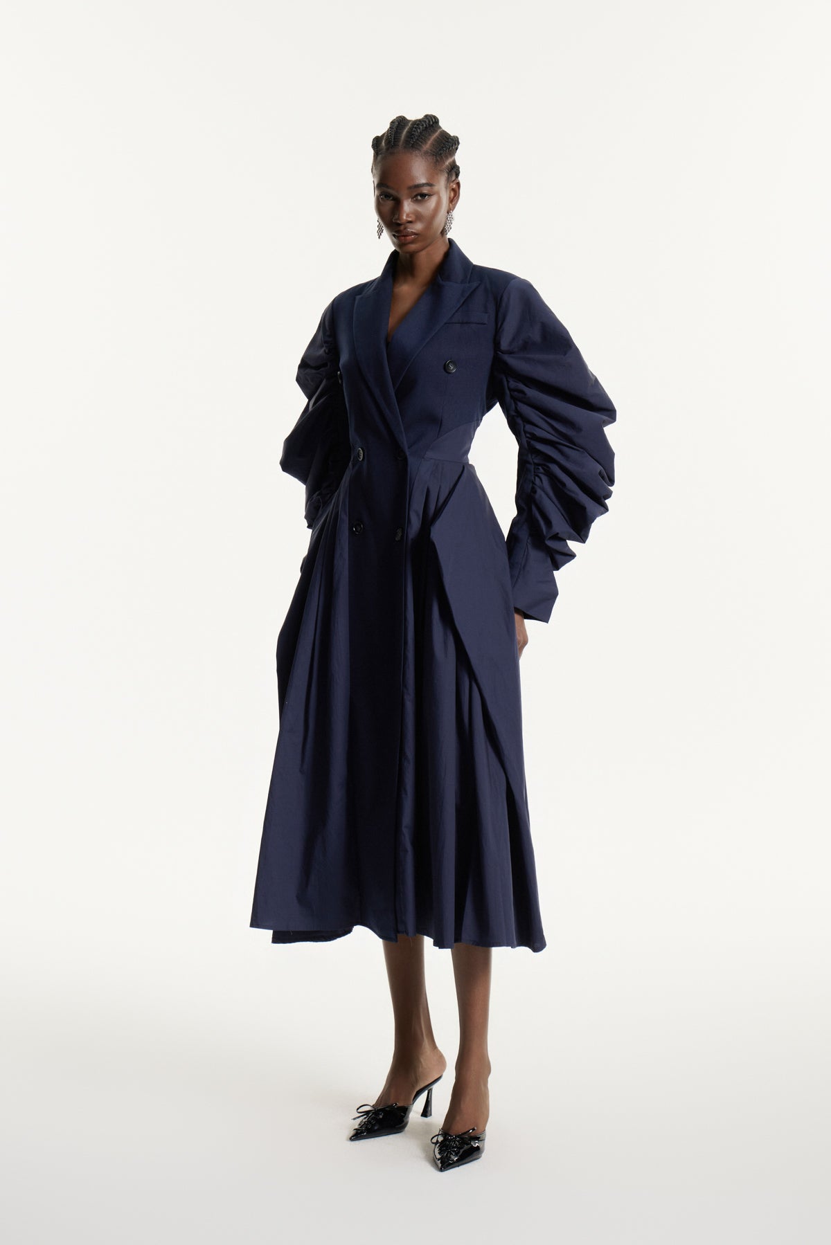 Eerika Ruch Deconstruct Balloon Sleeve Coat
